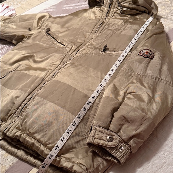 Vintage emmegi Tan Hooded Winter Jacket and Pants Set - Picture 10 of 16